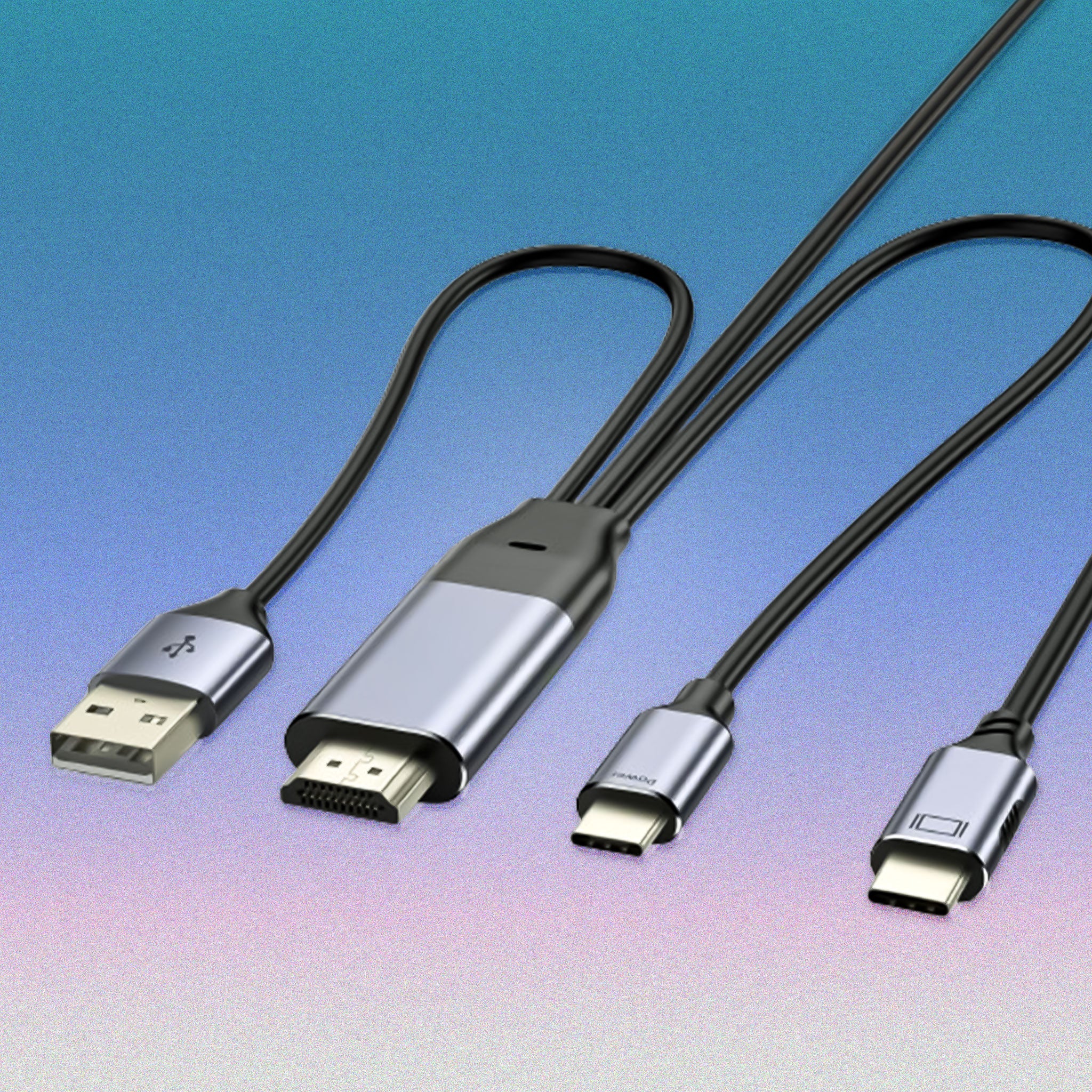 Looking Glass Go HDMI to USB C Adapter Cable